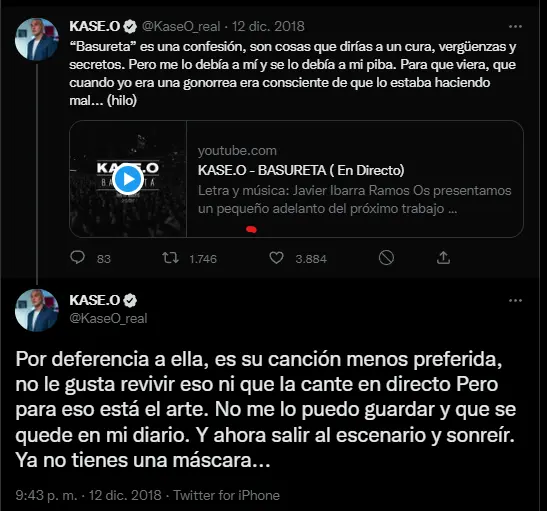 ¿Qué significa Basureta para KASEO?