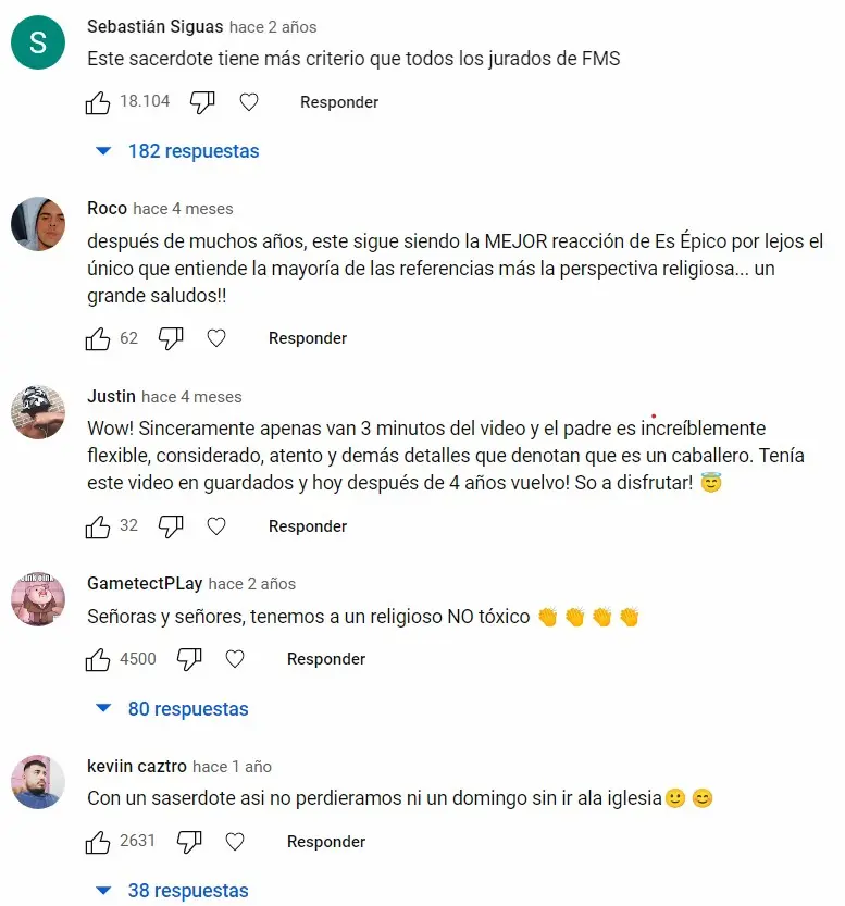 Comentarios en YouTube sobre el análisis de Es Épico, de Canserbero